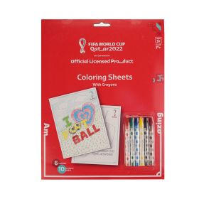 FIFA Coloring Sheets With Crayons