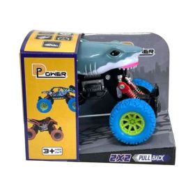 DPower Pullback Shark Stunt Car
