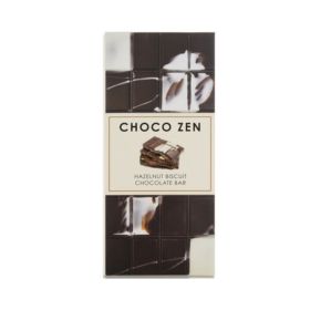 Choco Zen Hazelnut Biscuit Chocolate Bar