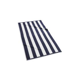 Kassino Beach Towel Cabana Stripe Navy