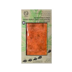 Smoked Salmon Slices with Dill