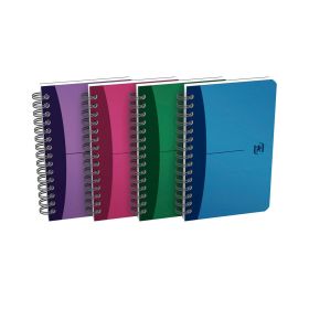 Oxford Polypropylene 9X14CM Spiral Notebook Assorted