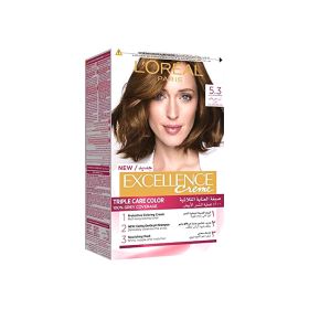 L'Oreal 5.3 Light Golden Brown Excellence Creme Hair Color