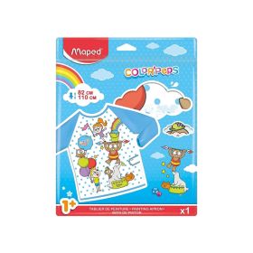 Maped Color Peps Painting Apron Early Age