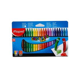Maped Color Peps Wax Crayons 24 Colors