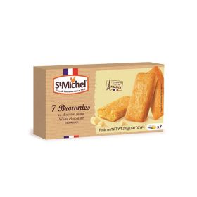 St Michel White Chocolate Brownies