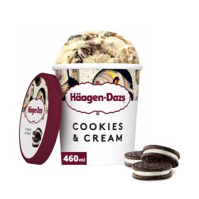 Haagen-Dazs Cookies & Vanilla Cream Ice Cream