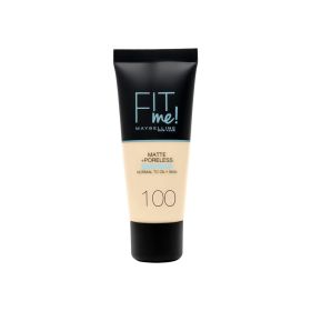 Maybelline Fit Me Matte + Poreless Foundation Matte Finish 100 Warm