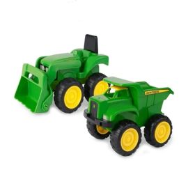John Deere Tractor & Dump Truck Toy Set