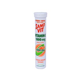 Sanovit Vitamin C 1000mg Orange Effervescent Tablets