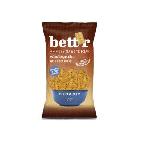 Bett'r Wholegrain Seed Crackers With Coconut Oil