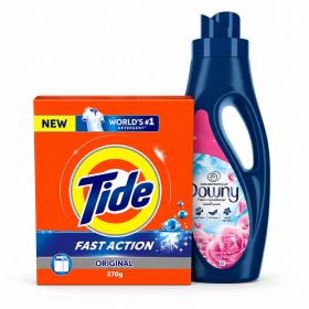 Tide Original Detergent + Downy Rose Garden Fabric Conditioner