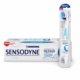 Sensodyne Advance Repair Toothpaste + Sensodyne Advance Repair Toothbrush