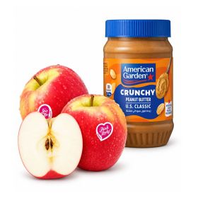 Apple Pink Lady Import + American Garden Creamy Peanut Butter