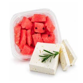 Fresh Watermelon Cubes + Balade Feta Cheese