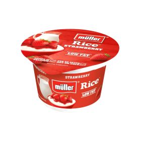 Muller Rice Strawberry Low Fat Pudding Desserts