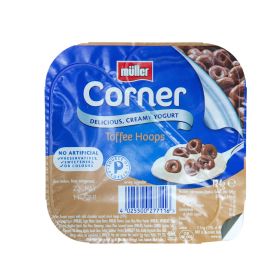 Muller Corner Yogurt with Toffee Hoops