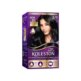 Wella Koleston Kit 2/0 Black Hair Oil Color Cream