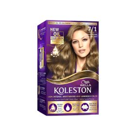 Wella Koleston Kit 7/1 Medium Ash Blonde Hair Color