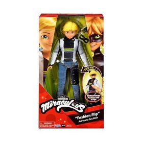 Miraculous Fashion Flip Adrien To Cat Noir Doll