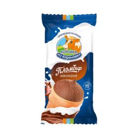 Korovka Chocolate Ice Cream in Waffle Cup