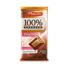 Pobeda 100% Charged Milk Chocolate