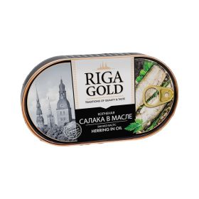 Riga Gold Smoked Baltic Herring Oil