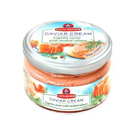 Santa Bremor Capelin Caviar with Smoked Salmon