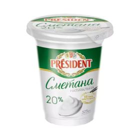 President 20% Fat Sour Cream