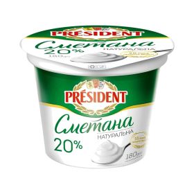 President 20% Fat Sour Cream