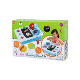 Playgo 2 In 1 Cooking Stove Set Battery Operated