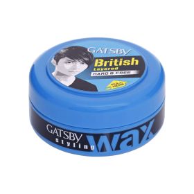 Gatsby British Layered Hard and Free Styling Hair Wax