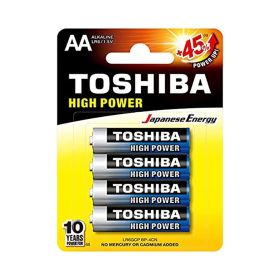 Toshiba AA Alkaline High Power Batteries
