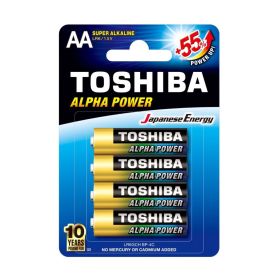 Toshiba AA Super Alkaline Alpha Power Batteries