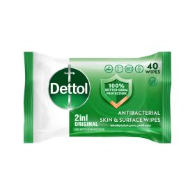 Dettol Antibacterial Multipurpose Wipes 40s