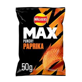 Walkers Max Punchy Paprika Chips