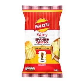 Walkers Wavy Spanish Queso Potato Chips