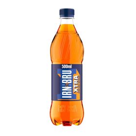 Irn Bru Xtra Zero Sugar Fizzy Drink 500ml