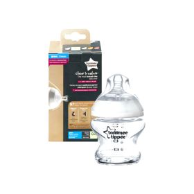 Tommee Tippee Closer to Nature Glass Feeding Bottle Clear