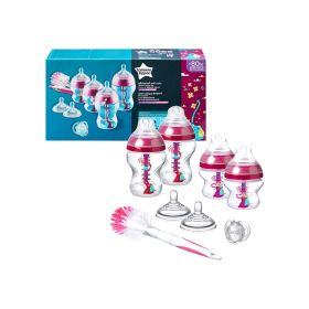 Tommee Tippee Closer to Nature Feeding Bottle Kit Starter Set Girl