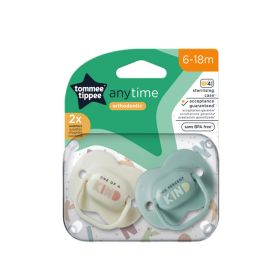 Tommee Tippee Anytime Silicon Pacifier 6-18 M