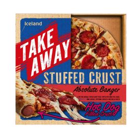 Iceland Takeaway Absolute Banger Gotdog Stuffed Crust (Non Halal)