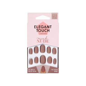 Elegant Touch False Nails Collection Mink Nude