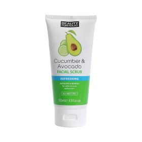 Beauty Formulas Cucumber & Avocado Face Scrub