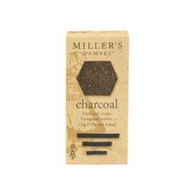 Miller's Damsel Charcoal Dark And Crispy Hexagonal Wafers