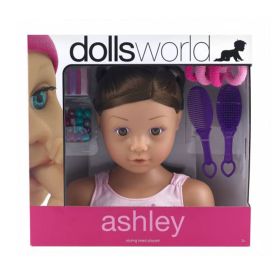 Dollsworld Ashley Styling Head Play Assorted Set