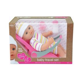 Dolls World 12 Inches Baby Travel Toy Set