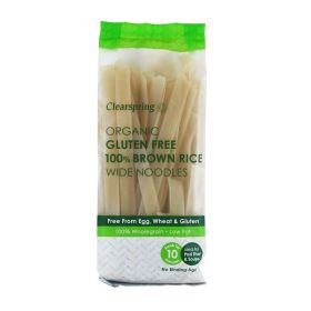 Clearspring Organic Gluten Free Brown Rice Wide Noodles