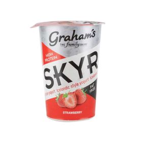 Graham's Skyr Strawberry Icelandic Style Fat Free Yogurt