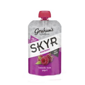 Graham's Raspberry Icelandic Style Fat Free Yogurt